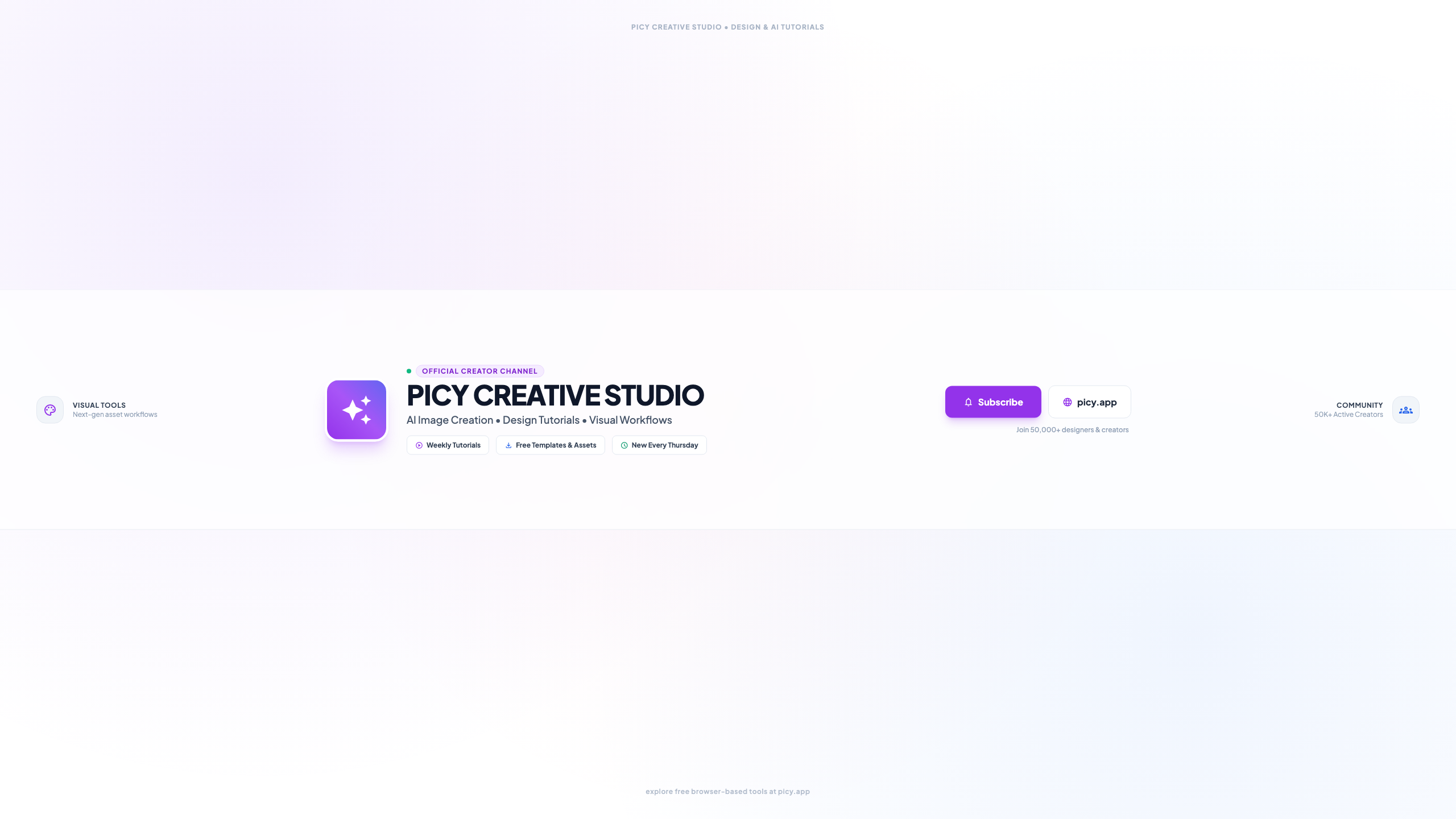 YouTube Banner Clean Demo Design